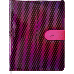 Дневник "deVENTE. Black with Pink" универсальный блок, офсет 1 краска, кремовая бумага 80 г/м², твердая обложка из искусственной кожи с поролоном, тиснение фольгой, магнитная створка, отстрочка, 1 ляссе