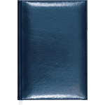 Ежедневник недатированный "Attomex. Visa" B6 (120 ммx170 мм) 320 стр, белая бумага 70 г/м², печать в 1 краску, твердая обложка из искусственной кожи с поролоном, отстрочка, термо тиснение, перфорация, 2 ляссе, в термоусадочной пленке, темно-синий