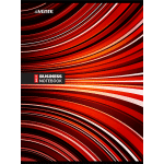 Тетрадь A4 80 листов "deVENTE. Red style" блок офсет 55 г/м² в клетку, обложка целлюлозный картон 190 г/м² + ВД-лак, на спирали