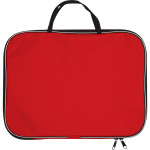 Папка менеджера "deVENTE" A3 (45x34x2 см) текстильная, на молнии с трех сторон, с текстильными ручками увеличенной длины 24 см, красная