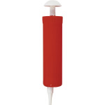 Насос для воздушных шаров "deVENTE" 17x3x3 см, пластиковый, ручной, для закачивания воздуха, цвет красный