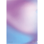 Папка-уголок "deVENTE. Rainbow" A4 (220x310 мм) 180 мкм, гладкая фактура, непрозрачная голубая с розовым