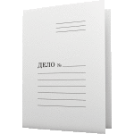 Папка Дело "Attomex" A4 картонная немелованная белая (360 г/м²)
