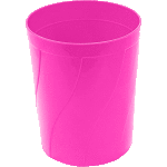 Подставка для пишущих принадлежностей "deVENTE" 9,8x8x8 см, непрозрачная розовая