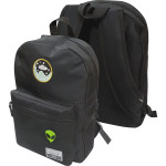 Рюкзак подростковый "deVENTE. Alien" 40x29x17 см, 250 г, 1 отделение на молнии, 1 передний карман, аппликация, черный