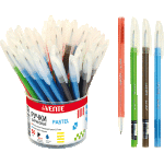 Ручка шариковая "deVENTE. Pastel" d=0,7 мм, цветной перламутровый корпус, игольчатый пишущий узел, одноразовая, индивидуальная маркировка, цвета корпуса ассорти, в пластиковой тубе, синяя