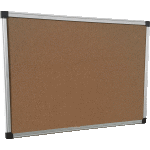 Доска пробковая с алюминиевой рамой "deVENTE. Highline" 600x900 мм, основа из софтборда, индивидуальная картонная коробка