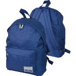 Рюкзак подростковый "deVENTE. Blue Dots" 40x30x14 см, вес 250 г, 1 отделение на молнии, 1 передний карман на молнии