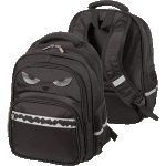 Рюкзак школьный "deVENTE. Monster" 39x30x20 см, 700 г, текстильный, эргономичная вентилируемая спинка и уплотненные лямки, 2 отделения на молнии, 1 передний карман на молнии, 2 боковых кармана, светоотражающие вставки