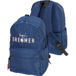 Рюкзак подростковый "deVENTE. Dreamer" 44x31x20 см, 650 г, текстильный, 1 отделение на молнии, 1 передний карман на молнии, 2 боковых кармана, 1 потайной карман на молнии в спинке, уплотненная спинка и лямки