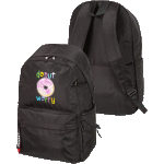 Рюкзак подростковый "deVENTE. Donut Worry" 44x31x20 см, 650 г, текстильный, 1 отделение на молнии, 1 передний карман на молнии, 2 боковых кармана, 1 потайной карман на молнии в спинке, уплотненная спинка и лямки