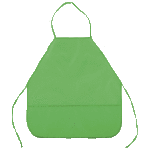 Фартук "deVENTE" 45x54 см (M) водоотталкивающая ткань, 3 кармана, однотонный зеленый