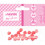Носики декоративные "deVENTE" пластиковые, размер 10x14 мм, 20 шт, цвет розовый, в пластиковом пакете с блистерным подвесом