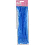 Проволока пушистая Шенил для творчества "deVENTE" 1,5x30 см, 10 шт, цвет голубой, в пластиковом пакете с блистерным подвесом