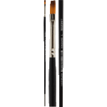 Кисть художественная "deVENTE. Art" синтетика № 07 плоская, удлиненная деревянная ручка с многослойным лакокрасочным покрытием, никелированная обойма, индивидуальная маркировка
