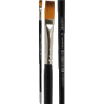 Кисть художественная "deVENTE. Art" синтетика № 14 плоская, удлиненная деревянная ручка с многослойным лакокрасочным покрытием, никелированная обойма, индивидуальная маркировка
