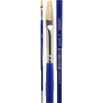 Кисть художественная "deVENTE. Art" щетина № 05 плоская, удлиненная деревянная ручка с многослойным лакокрасочным покрытием, никелированная обойма, индивидуальная маркировка