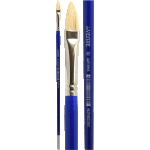 Кисть художественная "deVENTE. Art" щетина № 10 овальная, удлиненная деревянная ручка с многослойным лакокрасочным покрытием, никелированная обойма, индивидуальная маркировка