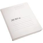 Скоросшиватель "Attomex" A4 картонный немелованный белый (450 г/м²)