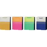 Пакет подарочный бумажный "deVENTE. Dots" вертикальный, размер 18x23x8 см, с фольгированием, бумага 210 г/м², ассорти 4 цвета