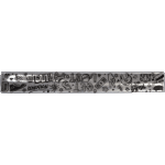Браслет световозвращающий "deVENTE. Tattoo" 220x30 мм, белый с принтом, в пластиковом пакете с подвесом