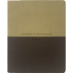 Дневник "deVENTE. Beige&Brown" универсальный блок, офсет 1 краска, кремовая бумага 80 г/м², мягкая комбинированная обложка из искусственной кожи, термо тиснение, 1 ляссе
