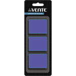 Штемпельная подушка сменная "deVENTE" для моделей 8010, 8015, 8020, 9040, 9045 синяя, 03 шт в блистере