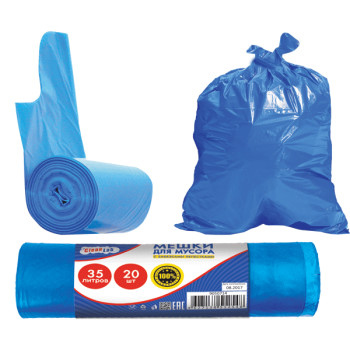 Мешки для мусора с завязками CleanLab 9050714