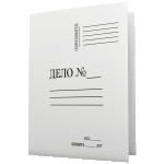 Папка Дело "Attomex" A4 картонная немелованная белая (260 г/м²)