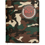 Дневник "deVENTE. Bad boy" универсальный блок, офсет 1 краска, кремовая бумага 80 г/м², твердая обложка из искусственной кожи с поролоном, аппликация, цветная печать, отстрочка, 1 ляссе