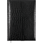 Ежедневник недатированный "Attomex. Arkona" A5 (145 ммx205 мм) 320 стр, белая бумага 70 г/м², печать в 1 краску, твердая обложка из бумвинила с поролоном, 1 ляссе, черный