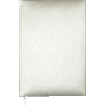 Ежедневник недатированный "Attomex. Regent" A5 (145 ммx205 мм) 320 стр, белая бумага 70 г/м², печать в 1 краску, твердая обложка из бумвинила с поролоном, шелкография, 1 ляссе, серебряный