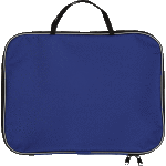 Папка менеджера "deVENTE" A3 (45x34x2 см) текстильная, на молнии с трех сторон, с текстильными ручками увеличенной длины 24 см, синяя