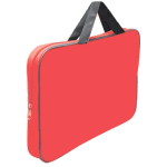 Папка менеджера широкая "deVENTE" A3 (45x35x7 см) текстильная, на молнии, с текстильными ручками, увеличенная длина 24 см, с внутренним карманом, красная