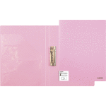 Папка с боковым прижимом "deVENTE. Pastel" A4 (235x310x20 мм) 650 мкм, фактура "песок" на 150 листов бумаги, внутренний карман 160 мкм, индивидуальная маркировка, непрозрачная розовая