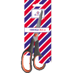 Ножницы канцелярские "Attomex. Duo" 20,5 см, двухцветные прорезиненные кольца, в картонном блистере