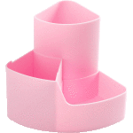 Органайзер для канцелярских принадлежностей "deVENTE. Corner" настольный, 13x11x11 см, пластиковый, цвет розовый