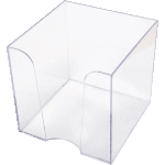 Пластиковый бокс для бумажного блока "Attomex" 9x9x9 см, прозрачный