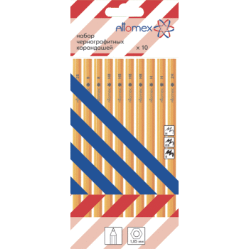 Набор чернографитных карандашей Attomex 5030401