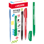 Ручка шариковая "deVENTE. Alira" d=0,7 мм, с полупрозрачным корпусом и резиновым держателем, сменный стержень, индивидуальная маркировка, зеленая