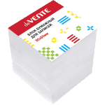 Куб бумажный для записей "deVENTE" 80x80x80 мм белый, непроклеенный, офсет 100 г/м², белизна 92%