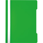 Папка-скоросшиватель "deVENTE" A5 с прозрачным верхним листом, 120/180 мкм, с индивидуальной маркировкой, зеленая