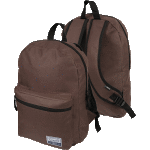 Рюкзак подростковый "deVENTE" 40x29x17 см, 250 г, 1 отделение на молнии, 1 передний карман, коричневый