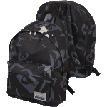 Рюкзак подростковый "deVENTE. Black Gray" 40x30x14 см, вес 250 г, 1 отделение на молнии, 1 передний карман на молнии