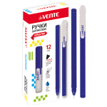 Ручка шариковая "deVENTE. Breeze" серия Speed Pro, d=0,7 мм, ультра гладкое письмо, чернила на масляной основе, игольчатый пишущий узел, цвет корпуса синий, сменный стержень, индивидуальная маркировка, синяя