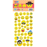 Набор наклеек для творчества "deVENTE. Emoji.1" 16x9 см, в пластиковом пакете с блистерным подвесом