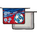 Папка для тетрадей "deVENTE. Play Football" A4 (33,7x24,3x5 см) с текстильным расширением 5 см, на молнии сверху, картон с покрытием из фольги с конгревным тиснением, пластик 500 мкм