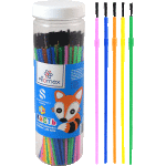 Кисть пластиковая "Attomex" для клея, круглая, пластиковая ручка, цвета ассорти, без индивидуальной маркировки