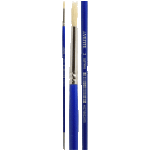 Кисть художественная "deVENTE. Art" щетина № 02 круглая, удлиненная деревянная ручка с многослойным лакокрасочным покрытием, никелированная обойма, индивидуальная маркировка