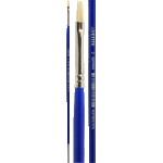 Кисть художественная "deVENTE. Art" щетина № 02 плоская, удлиненная деревянная ручка с многослойным лакокрасочным покрытием, никелированная обойма, индивидуальная маркировка